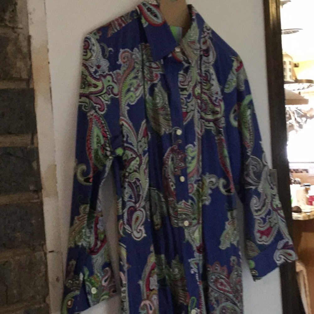 Paisley print dress